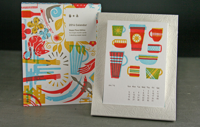 the 2014 studio on fire desk calendar design work life