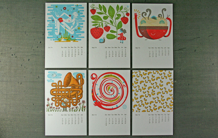 the 2014 studio on fire desk calendar design work life