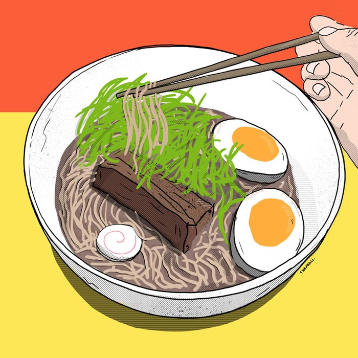 "Ramen… just fuckin’ love it! trying to tick all New York ramen spots off this list. Still can’t beat David Chang’s Momofuku"