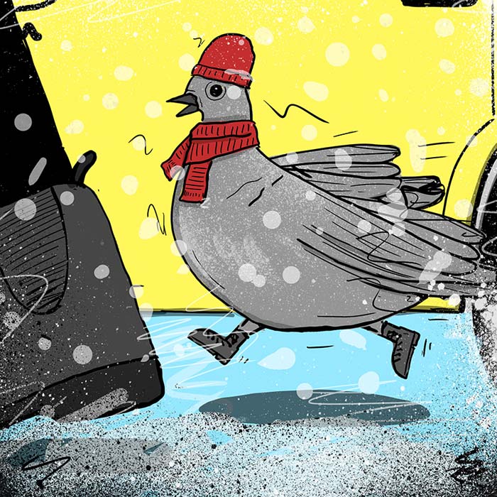 "Almost everyone in New York has wet feet right now…"
