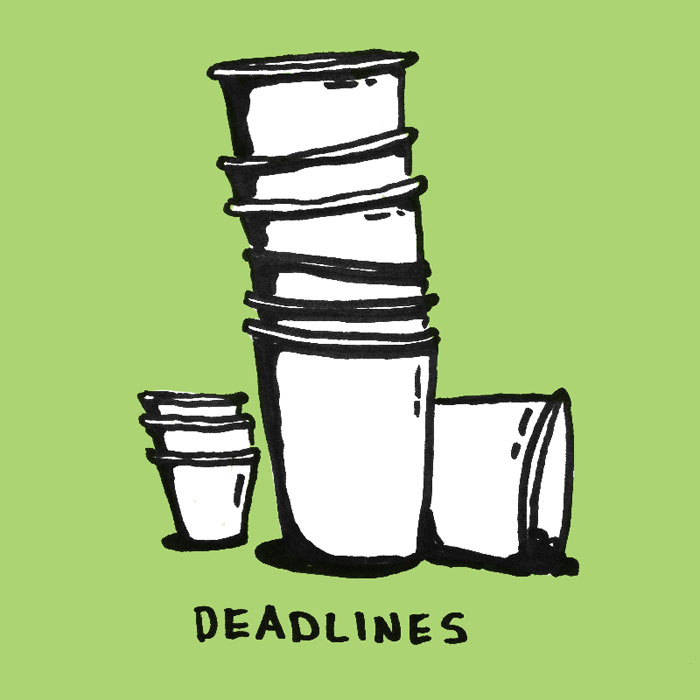 "The aftermath of a deadline…"