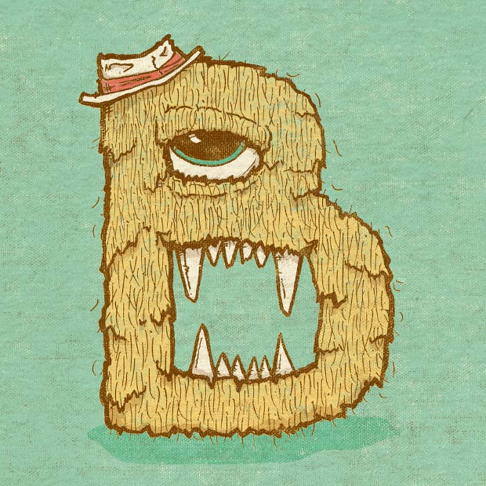 Chris Dedinsky: Monster Alphabet / on Design Work Life