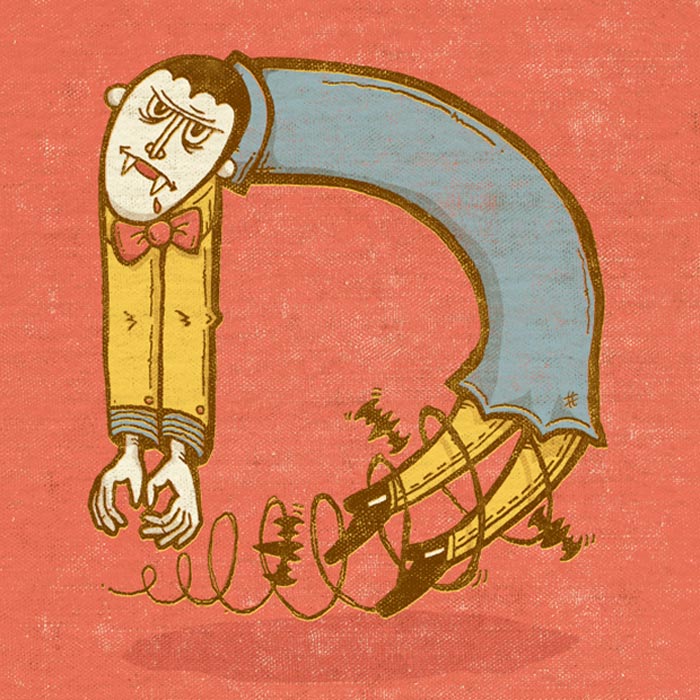 Chris Dedinsky: Monster Alphabet / on Design Work Life
