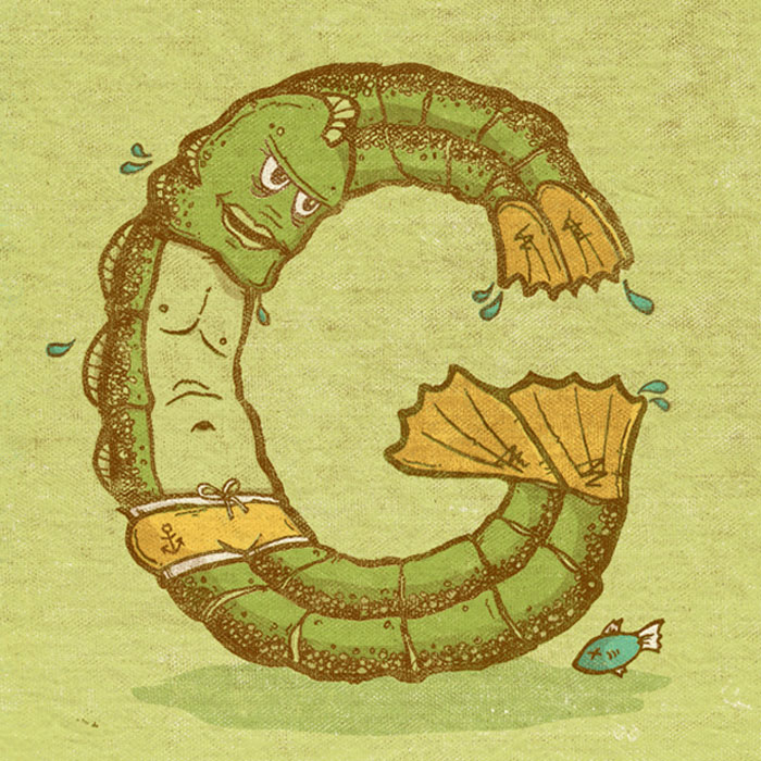 Chris Dedinsky: Monster Alphabet / on Design Work Life
